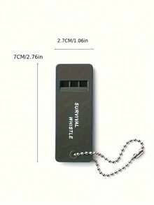 2pcs Multi-Frequency Outdoor Survival Whistle, Emergency Whistle, Student Exercise Whistle, Referee Whistle, Travel Hiking Survival Whistle, High Pitch High Frequency Earthquake Rescue Whistle - Multicolor - View 3