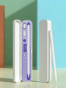 1 个触控笔收纳盒，防摔笔盒，电容笔保护套，硅胶笔盒，兼容防水防刮保护套，触控笔防水套，防震 Apple Pencil 收纳盒。 - 彩色 - 查看 6