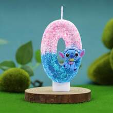 0-9 Colorful Cake Decorative Candles, Anniversary Decorative Candles, Exquisite Party Gifts, Elegant Numeric Candles For Birthday Party, Multipurpose Candles For Home - Multicolor - View 3