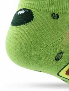 5 đôi tất cổ ngắn unisex chủ đề quả bơ - Họa tiết trái cây dễ thương (hình quả bơ nguyên và lát bơ), tất thường ngày tươi mới và vui nhộn, món quà lý tưởng cho những người yêu thích bơ và mùa hè, tất thời trang thoải mái quanh năm. - Nhiều màu - Xem 9