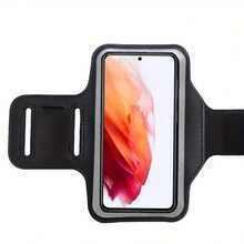 跑步手机臂带，带可调节绑带，适合跑步、步行、健身、锻炼，男女通用 - 黑色 - 查看 7