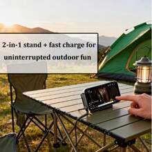 240W Fast Charging Data Cable With Phone Stand, 90° Angled Plug, 360° Rotation, Multi-Angle Adjustment, Braided Cable, Compatible With IPhone 17S Gaming Phones; 240W Stand Charging Cable Compatible With IPhone 17, Tablets And Fast Gaming Charging - Multicolor - View 7