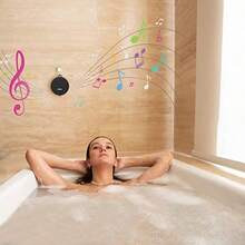 Inwa - Altavoz de ducha Bluetooth IPX7 impermeable altavoces inalámbricos TWS micrófono integrado con Bluetooth 5.0 modo de tarjeta TF tiempo de reproducción de 12 horas altavoces portátiles para - como en la foto - Ver 1