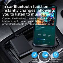 1pc Black Universal Bluetooth Receiver With 3.5mm Audio Cable, Wireless Bluetooth Adapter Converter Applicable For Car Speaker - A - View 4