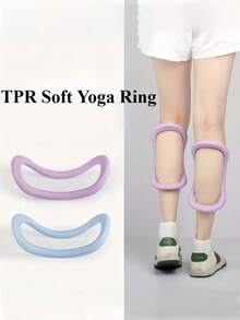 Multi-Funtional Yoga Rings Pilates Rings Fitness Circle Gym Yoga Pilates Equipment For Men Women For Home Exercise Workout Training Support Sport Leg Calves Calf Pilates Open Shoulder Back Stretcher Assistance Yoga Pilates Essentials - Multicolor - View 2