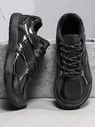 高品质徒步靴，新款加大码 36-48 (EU) 防滑徒步鞋，情侣户外徒步鞋，高帮耐磨男靴，户外远足探险靴，户外训练靴（不对称图案）