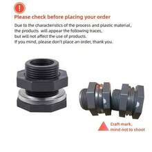 一套雨水桶水龙头PVC分流器套件，3/4英寸阀门，墙壁连接器，软管水龙头 - 彩色 - 查看 8