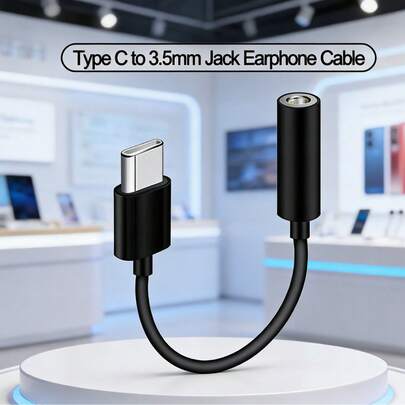 Cable de audio de alta definición de USB-C a 3.5 mm, compatible con Apple 17/17Pro/16Pro/16/15/15Pro/iPad, dispositivos Android, plug and play, sin necesidad de controladores, elimina el ruido y el retraso, adecuado para teléfonos, tabletas, entretenimiento, juegos, transmisión en vivo