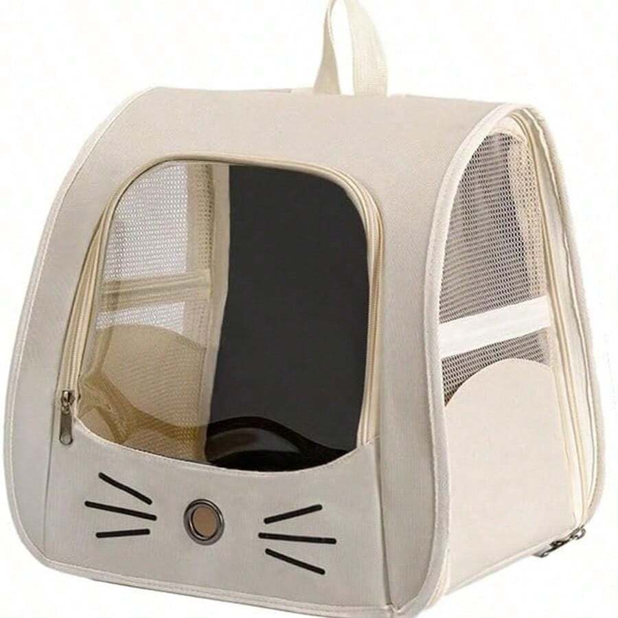 Pet Backpack - White - View 1