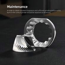 适用于Jura咖啡机及大多数老款Jura咖啡机的不锈钢研磨刀片 - 銀色 - 查看 7