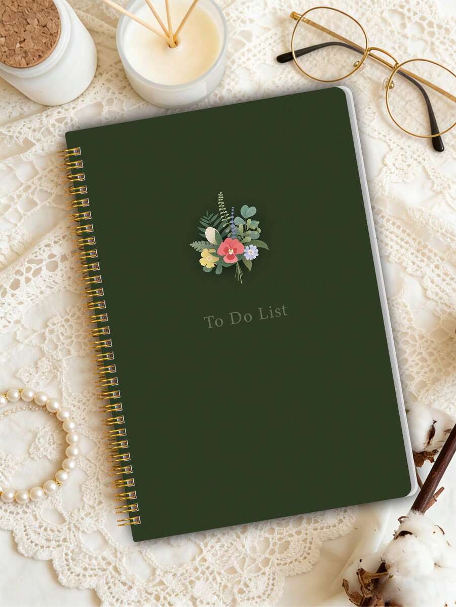 A5 Daily To-Do List Planner Notebook – Minimalist Daily Planning Journal With Task Checklists, Priorities & Notes, Office Supplies - A5 - View 1