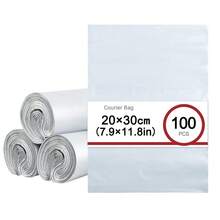 50/100 túi vận chuyển màu trơn, túi đóng gói đa năng tối giản, phù hợp cho trường học, văn phòng, vận chuyển và gửi thư, mùa tựu trường, túi chuyển phát nhanh dày cỡ lớn, túi gửi thư chống thấm nước, túi đóng gói tự dính, túi có thể niêm phong, phong bì lưu trữ hậu cần, phong bì vận chuyển quần áo. - trắng - Xem 10