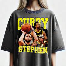 Vintage  Curry Bootleg Tee Design_ Basketball Graphic Shirt Sublimation PNG (Digital Download - màu đen - Xem 1
