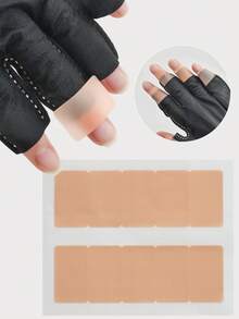 1Pair Anti UV Gloves Gel Professional,Nail Tools Anti-Ultraviolet UV Gloves Sun Black Half Exposed Fingertips Phototherapy Gloves Short Section Wth Tape, Protection Gloves For Manicures Protect Hands - Multicolor - View 7