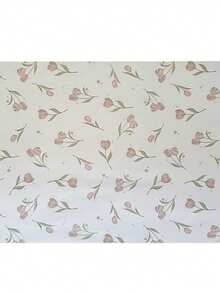 新款极简郁金香礼品包装纸，梨形纸，INS风，高级珠宝、鲜花包装材料 - 白色 - 查看 3