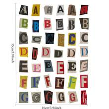 378pcs Vintage Letter Stickers Suitable For Planner, Diary And Notebook - Includes 4 Sheets Of A-Z Uppercase And Lowercase Letter Stickers, Matte Paper Material/DIY Decoration Supplies, Asymmetrical Cut Design, Specially Made For Planner And Notebook Decoration - Sticker - View 6