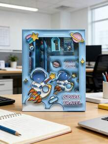 1 Set Adorable Stationery Gift Box, Water Vole Themed Learning Supplies Set, Creative Stationery Set, 6-Piece, Stationery Set Gift Box, Birthday Gift, 2026 New Year Gift, School Supplies, Back To School Gift - Multicolor - View 5