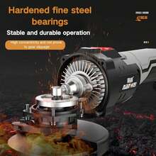 一套可充电多功能手持式角磨机套装，包含配件，适用于角磨机、磨刀器、抛光机、手动研磨机、研磨机、汽车抛光机，配件齐全，适用于金属和石材研磨，是工业电动工具、家庭DIY电动工具、家居装饰、汽车维修、木工、金属加工等领域的理想选择。 - 彩色 - 查看 5