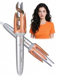 CRASTS 25mm Automatic Curling Iron, Large Curl & Wave, Bangs Curler, French Curl, Slouchy Curling Tool, Damage-Free Automatic Curler - Grey - View 11