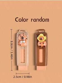 水鼠造型橡皮擦 - 擦拭干净不留痕迹 | 考试必备文具，耐刮擦、防污渍，可爱动物造型，适合书写和绘画 - 彩色 - 查看 13