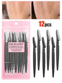 170件套+收纳盒，包含多色眉毛修剪器和剃须刀套装，眉毛修剪器和剃须刀，化妆品，价格实惠，房间装饰，梳妆台，旅行，卧室，化妆配件，眉毛剃刀，价格实惠，圣诞礼物，化妆品，化妆工具，经济实惠，礼物，女士礼物，圣诞礼物 - 黑色 - 查看 30