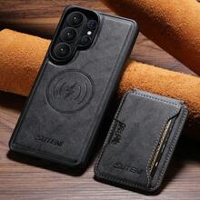 SUTENI 钱包式磁吸无线充电奢华仿皮手机壳，带卡槽和支架，适用于三星 Galaxy S26 Ultra S25 S24 S23 S22，男女通用，送给亲朋好友和长辈的节日礼物 - 彩色 - 查看 27