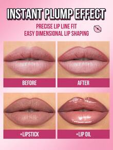 Misslyn MISSLYM Silky Lip Liner Pencil, Long-Lasting Makeup, Rich Lip Color, Smooth Application, Lip Liner, Natural Shade, High Pigment Natural Lip Makeup Soft Core, Long-Lasting Smooth Matte Lip Liner, Cosmetic Brand, Makeup, Suitable For Women And Girls, Especially Suitable For Winter, Perfect For Y2K Style, Fashion Party, Suitable For Birthday, Valentine's Day Gift, Party Makeup, New Year Gift, Best Color, Vegan And Cruelty-Free - #53 - 查看 4