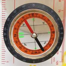 1pc Multi-Function Waterproof Portable Compass, Suitable For Hiking, Outdoor Camping, Travel, Sports - Multicolor - View 11