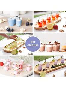 10/25/50/100pcs Transparent 1oz Champagne Flutes, Wine Glasses, Cocktail Glasses, Wedding Toast Cups, Reusable Drinkware, Ideal For New Year, Christmas, Parties, Weddings, Birthdays, Valentine's Day, Back To School And Other Major Events - Multicolor - View 10