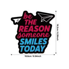 56Pcs Daily Motivational Quote Stickers - Positive Sayings & Affirmations On Black Background For Journal, Water Bottle, Laptop To Boost Your Mood - Multicolor - View 2