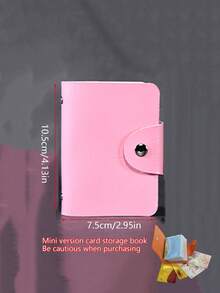 1pc PU Material Banknote Storage Book, Can Hold 100 Banknotes, Large Capacity Cash & Card Storage Notebook, Birthday/New Year Gift - Multicolor - View 7