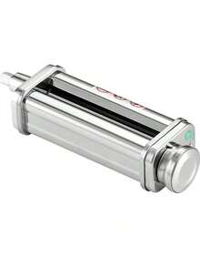 Pasta Attachment For KitchenAid Stand Mixer, Stainless Steel Pasta Sheet Roller Attachment, Pasta Maker Machine Accessory With 8 Adjustable Thickness Knob, KitchenAid Pasta Attachment - 銀色 - 查看 8