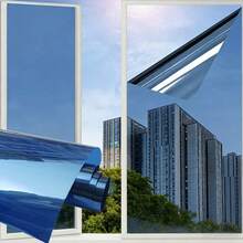 单向隐私窗膜 - 隔热防窥窗膜，二合一隐私保护玻璃贴，自粘隔热窗膜，适用于阳台、卧室，阻挡光线并降低温度 - 1PC - 查看 14