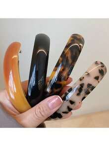 优雅法式大号爪形发夹，高端盘发配饰，女士发卡 - Mixed color - 查看 5