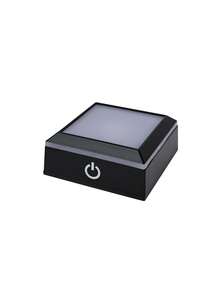 1pc Modern 3D Glass Ball LED Base, Touch Color Changing LED Display Stand - USB/Battery Powered, Decorative Atmosphere For Liquor, Suitable For 3D Crystal Photos, Glass, Acrylic Or Transparent/Translucent Materials, Party, Room, Office Decoration - Multicolor - View 11