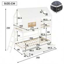 Bed Bases & Foundations - White+Natural - View 2