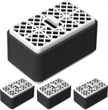 Filtro desodorante THU9476 compatible con TOTO Washlet S300, S350E, C100, C200, 700H, S500E, 700H, cartucho desodorante de alta eficiencia para inodoros de baño, paquete de 4 (no compatible con THU6474) - Negro - Ver 2