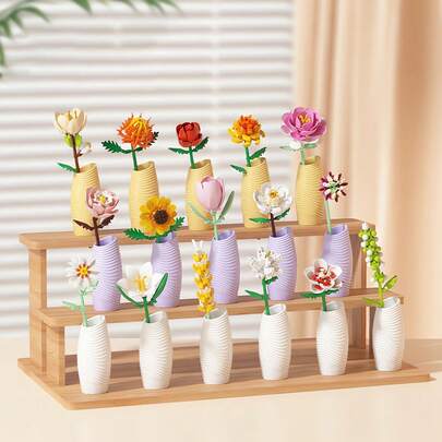 Decoración de bloques de construcción, regalo festivo, regalo de Navidad/Halloween/cumpleaños