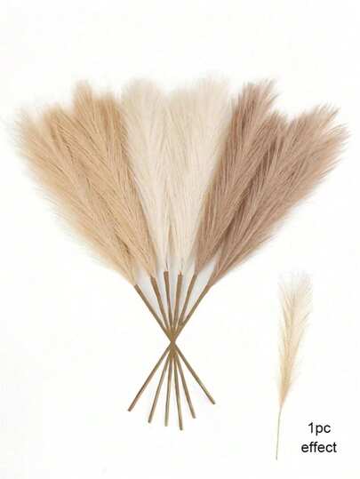 18pcs-Artificial Reed Deep Purple Color Grass Boho Decor Faux Pampas Grass Large Tall Fluffy Artificial Fake Flower Bulrush Reed Grass For Autumn Vase Filler Farmhouse Home Kitchen Bohemian Decoration, Room, Wedding Party Decor, Valentine Day, Gift, Mother's Day,Gift For My Mother,Home Decor,Room Decor,Wedding,Gifts For Ladies, Halloween Decorations, Christmas Gifts, Back To School Supplies