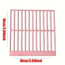 Diamond Painting Precision Measuring Tool , Featuring A Handle And Ruler For Both Round And Square Diamonds, Designed With A Grid Layout And Color-Coded Markings, Made From Plastic,Suitable For Both Beginners And Professionals - Multicolor - View 2