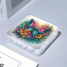 1pc/15pcs DIY Diamond Painting Kit, Moon & Sun Design, Special Shape Rhinestone Gems Transparent Memo Box, Suitable For Home Decor, Office Supplies, Crafts, Holiday Gifts - Multicolor - View 20