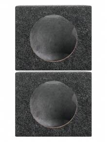 6.5 Inch Grey Carpeted Speaker Box Enclosure With Port, DIY Car Or Truck Audio Custom Subwoofer Box - A - View 2