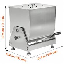 Tritacarne da cucina - 60 L (dimensione massima 27 kg) - Visualizzare 10