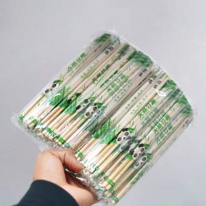 50/100pcs Bamboo Chopsticks, Individually Packaged, Compact Round Shape, Hygienic & Portable, Sushi Utensils Suitable For Sushi, Noodles And Takeout - Smooth Anti-Slip Design