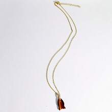 1 Piece Natural Tiger Eye Stone Crystal Carved Fish Shaped Pendant Necklace For Women Holiday Gifts - Fish - View 8