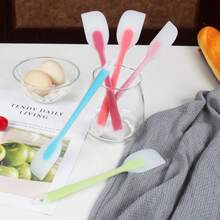 [3pcs Heat Resistant Spatula Set] 3pcs Silicone Spatulas Set, Mini Silicone Spatula, Jam Spreader, Heat Resistant Cream Spatula, Mixing And Baking Tool, Kitchen Utensil, Essential For Apartments, Food Contact , Silicone Material - Multicolor - View 7
