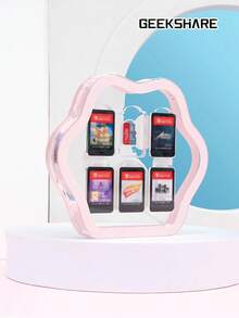 GeekShare 1pc Acrylic TF Card Case Compatible With Nintendo Switch 2/Switch 2017/OLED - Card Box - View 1