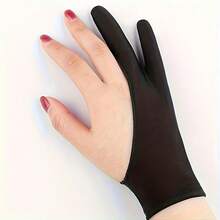 【绘画手套】耐磨防汗绘画手套 | 双指艺术素描油画便捷双指手套，适用于数码触摸屏和艺术绘画，兼容大多数平板电脑、智能手机屏幕、相机和美术手套 | 时尚手套设计 | 弹性手套 - A - 查看 7