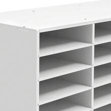 HYYKJ-US 24 Compartments Literature Organizer, Desktop File Holder, Rectangular Office Mailbox - 1 - View 9