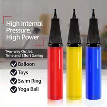 5pcs/3pcs/1pc Balloon Inflator Pump, Air Blower For Inflating Balloons, Party Decoration Supplies For Celebrations, Events And Festivals - Multicolor - View 1
